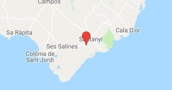 Map of Santanyí - Unique Mallorca