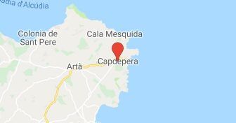 Map of Capdepera - Unique Mallorca