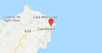 Map of Cala Ratjada - Unique Mallorca