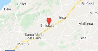 Map of Binissalem - Unique Mallorca