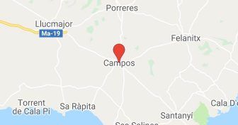 Map of Campos - Unique Mallorca