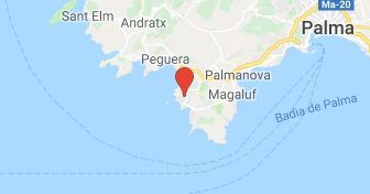Map of Santa Ponsa - Unique Mallorca