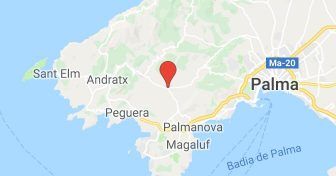 Map of Calvià Village - Unique Mallorca
