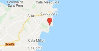 Map of Canyamel - Unique Mallorca