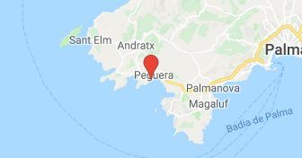 Map of Cala Fornells - Unique Mallorca