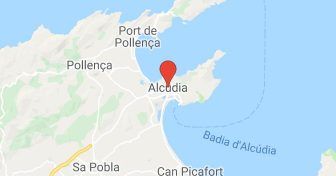 Map of Alcúdia - Unique Mallorca