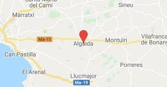 Map of Algaida - Unique Mallorca