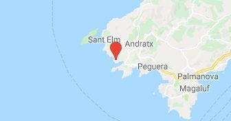 Map of Cala Moragues - Unique Mallorca