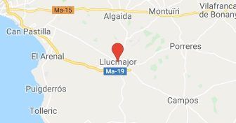 Map of Llucmajor - Unique Mallorca