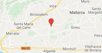 Map of Sencelles - Unique Mallorca