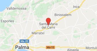 Map of Santa Maria del Camí - Unique Mallorca