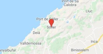 Map of Sóller - Unique Mallorca