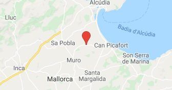 Map of Muro - Unique Mallorca