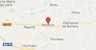 Map of Montuïri - Unique Mallorca