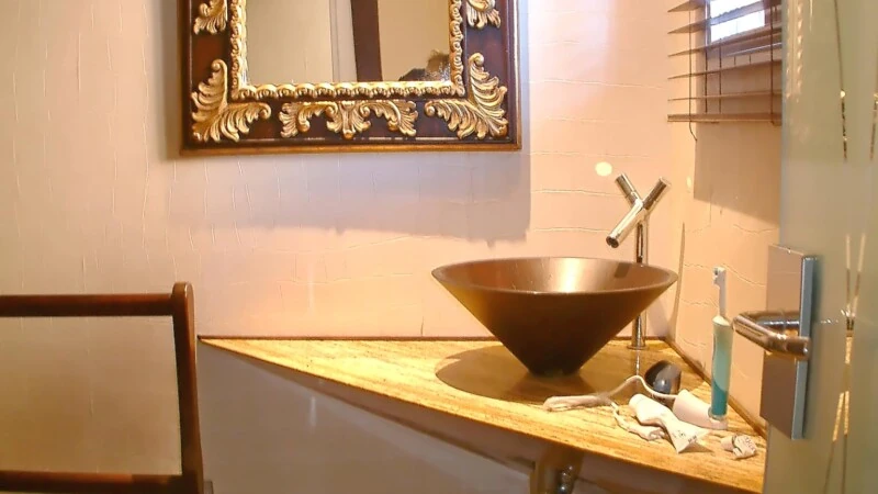 Garden Apartment in Son Ferrer - Bathroom en-suite