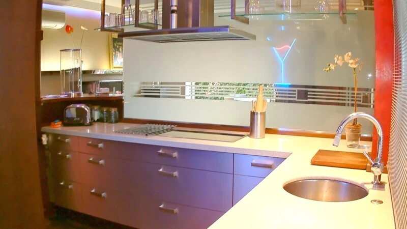 Garden Apartment in Son Ferrer - Modern kitchen