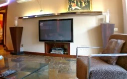 Garden Apartment in Son Ferrer - TV area