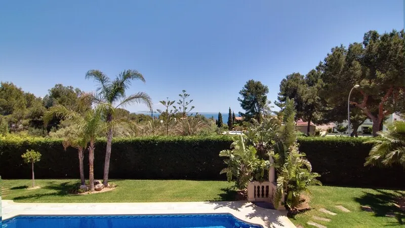 Villa in Sol de Mallorca - Sea View from pool area