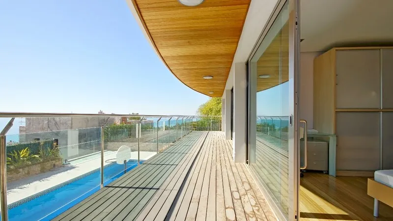 Villa in Alcanada - Bedroom Balcony overlooking pool & sea