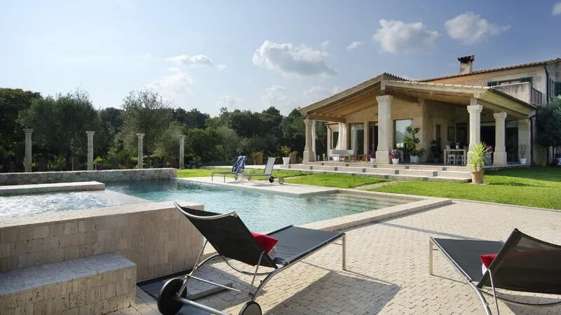 Finca in Pollença - Pool area