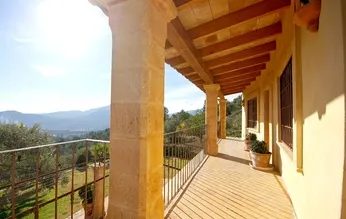 Finca in Esporles - View from porche