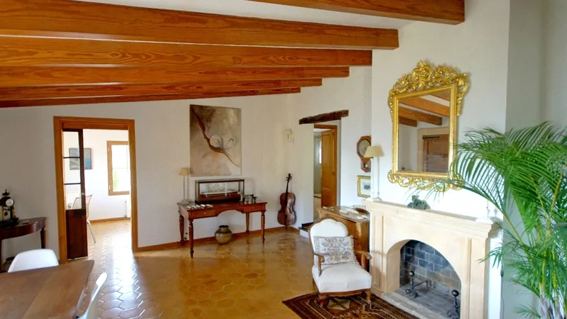 Finca in Esporles - View fireplace