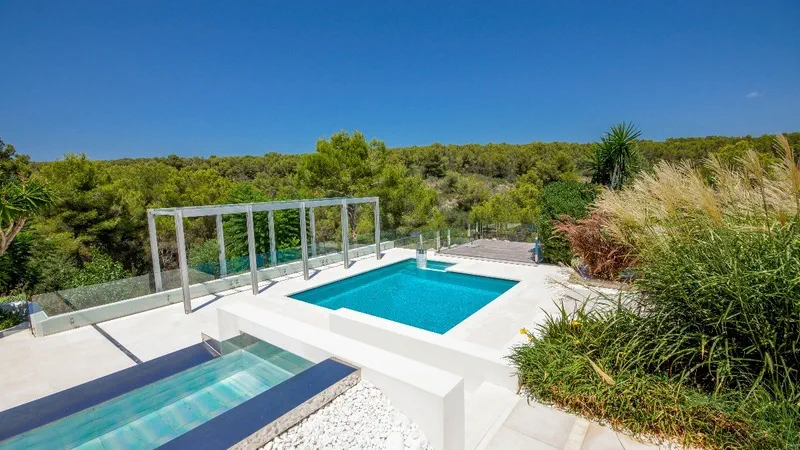 Villa in Sol de Mallorca - Garden and pool terrace1