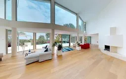 Villa in Sol de Mallorca - Spacious living with fireplace