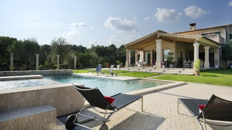 Finca in Pollença - Pool area