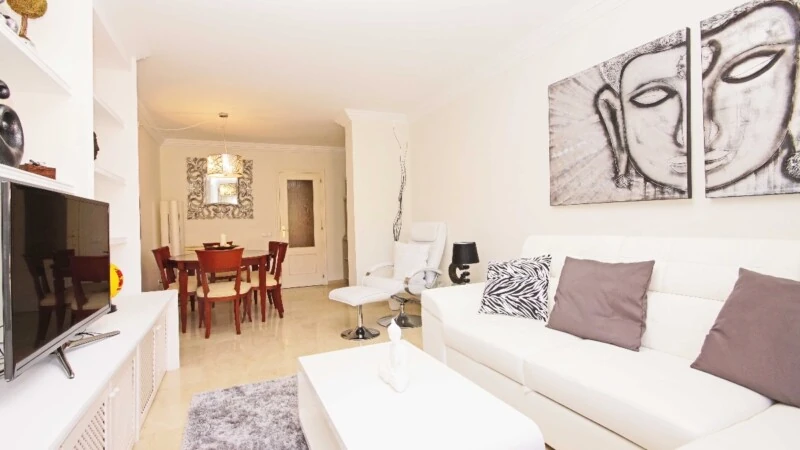Garden Apartment in Port Adriano - New Livingroom 2