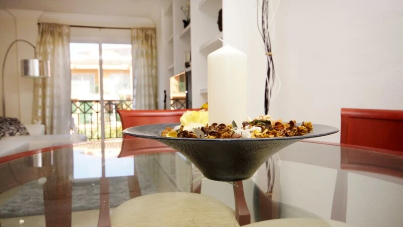 Garden Apartment in Port Adriano - New Dinnig room