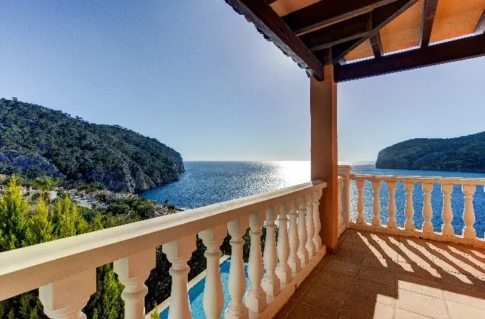 Villa in Camp de Mar - Balcony views