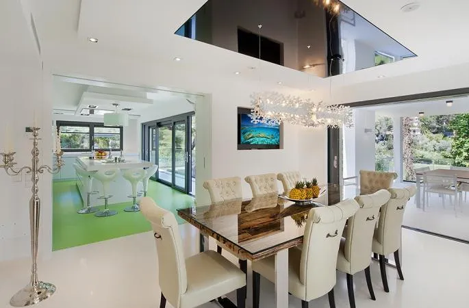 Villa in Son Vida - Dining Room and Kitchen