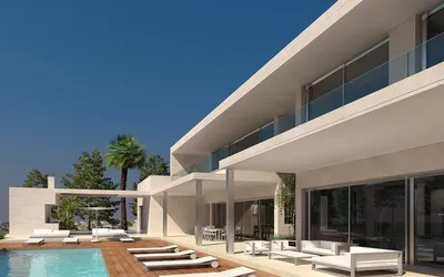Villa in Son Vida - Facade south 3.