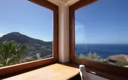 Villa in Cala Llamp - Living room sea view