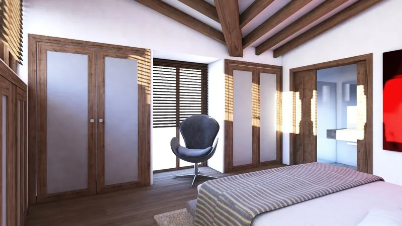 Penthouse in Palma de Mallorca - DORMITORIO ATICO 6