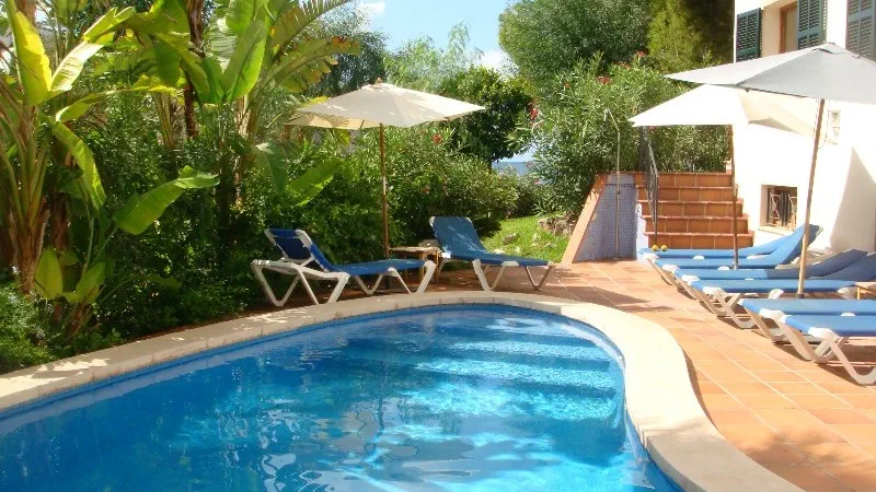 Villa in Costa de la Calma - Pool area
