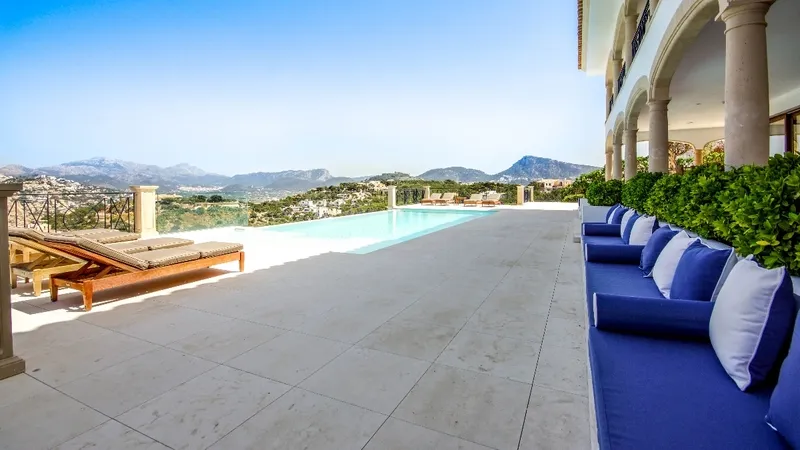 Mansion in La Mola - Pool terrace