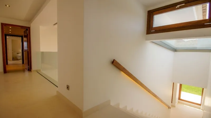Mansion in La Mola - Upstairs corridor and stairway