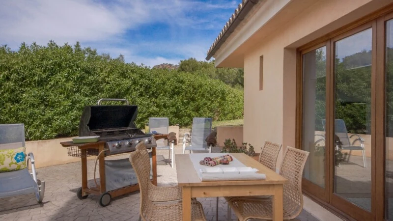 Detached Villa in Capdellà - BBQ area