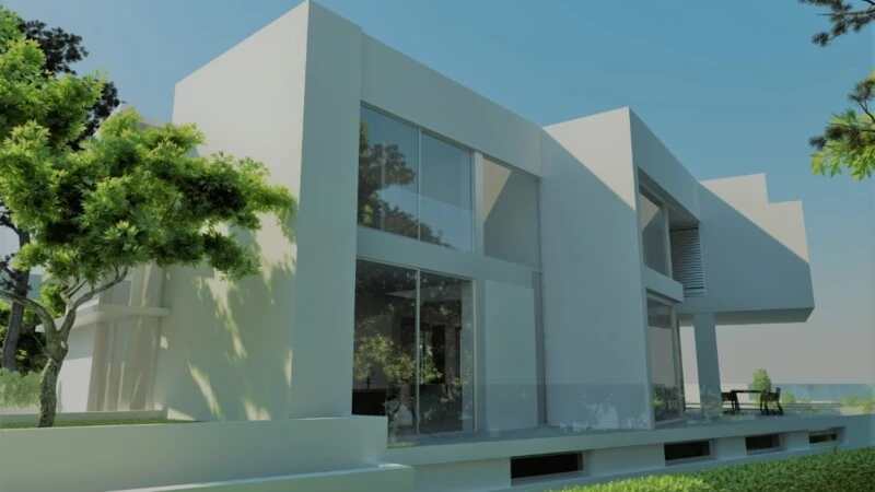 Villa in El Toro - Port Adriano - Facade + garden
