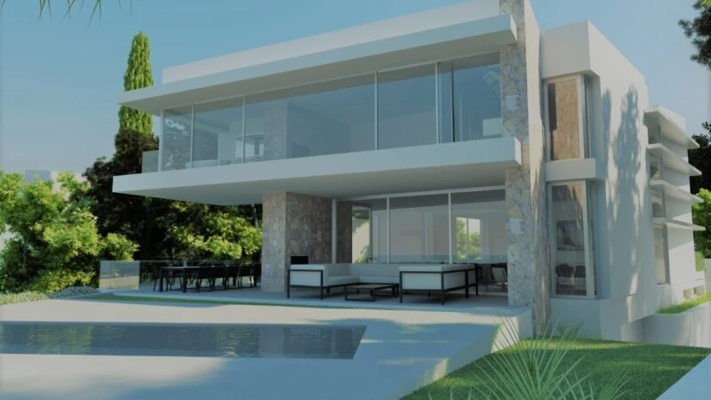 Villa in El Toro - Port Adriano - Facade