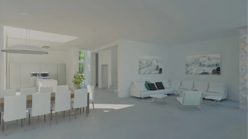 Villa in El Toro - Port Adriano - Living & Dining