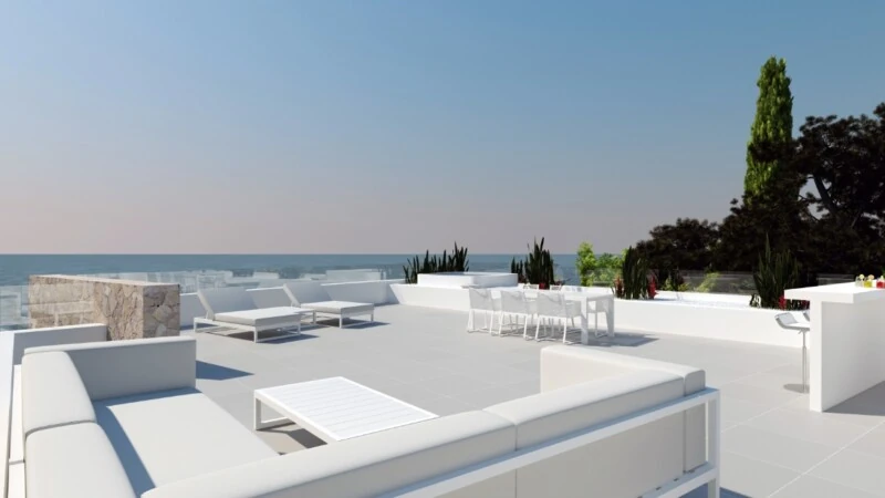 Villa in El Toro - Port Adriano - Sea view roof terrace