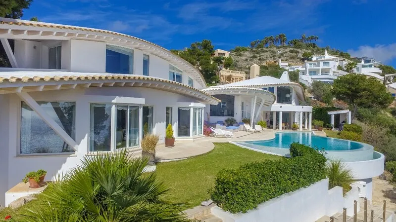 Villa in Puerto Andratx - Building view from pool terrace