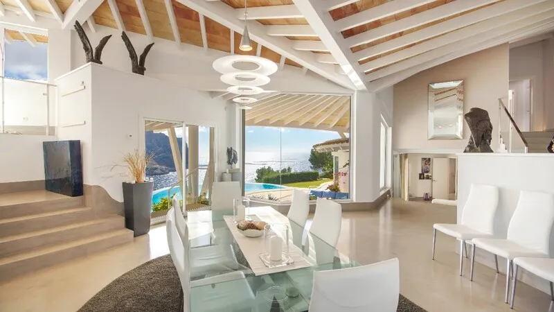 Villa in Puerto Andratx - Dining area and view
