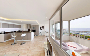 Apartment in Portals Nous - Living space with Puerto portals sea views