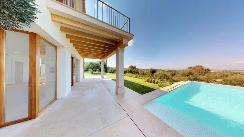Finca in Son Gual - Living room terrace