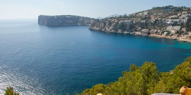 Plot in Cala Llamp - Foto view