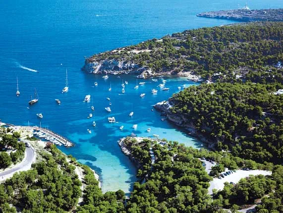 Building Plot in Portals Vells - The bay ariel view